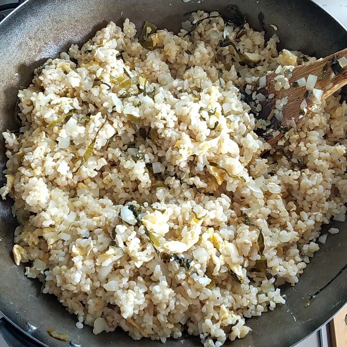玄米高菜チャーハン レシピ 作り方 By わっぱちゃん 楽天レシピ 玄米高菜チャーハン レシピ 作り方 By わっぱちゃん 楽天レシピ